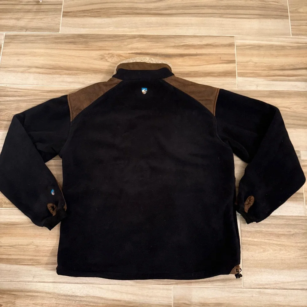 Vintage Kuhl Alpenwurx Fleece Jacket Mens XL Made In Canada Alfwear Black